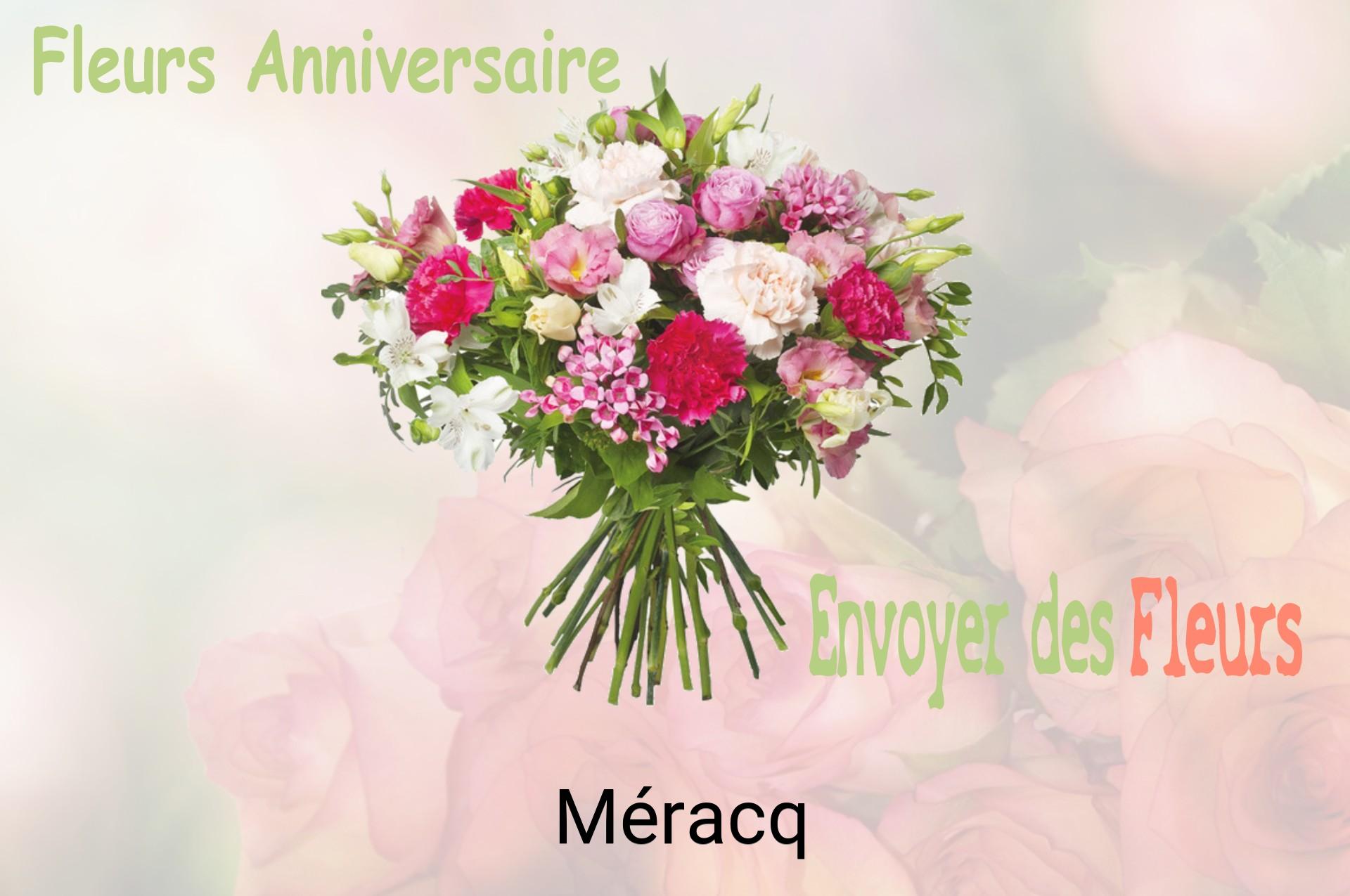 Bouquet de fleurs d’anniversaire livré à Méracq